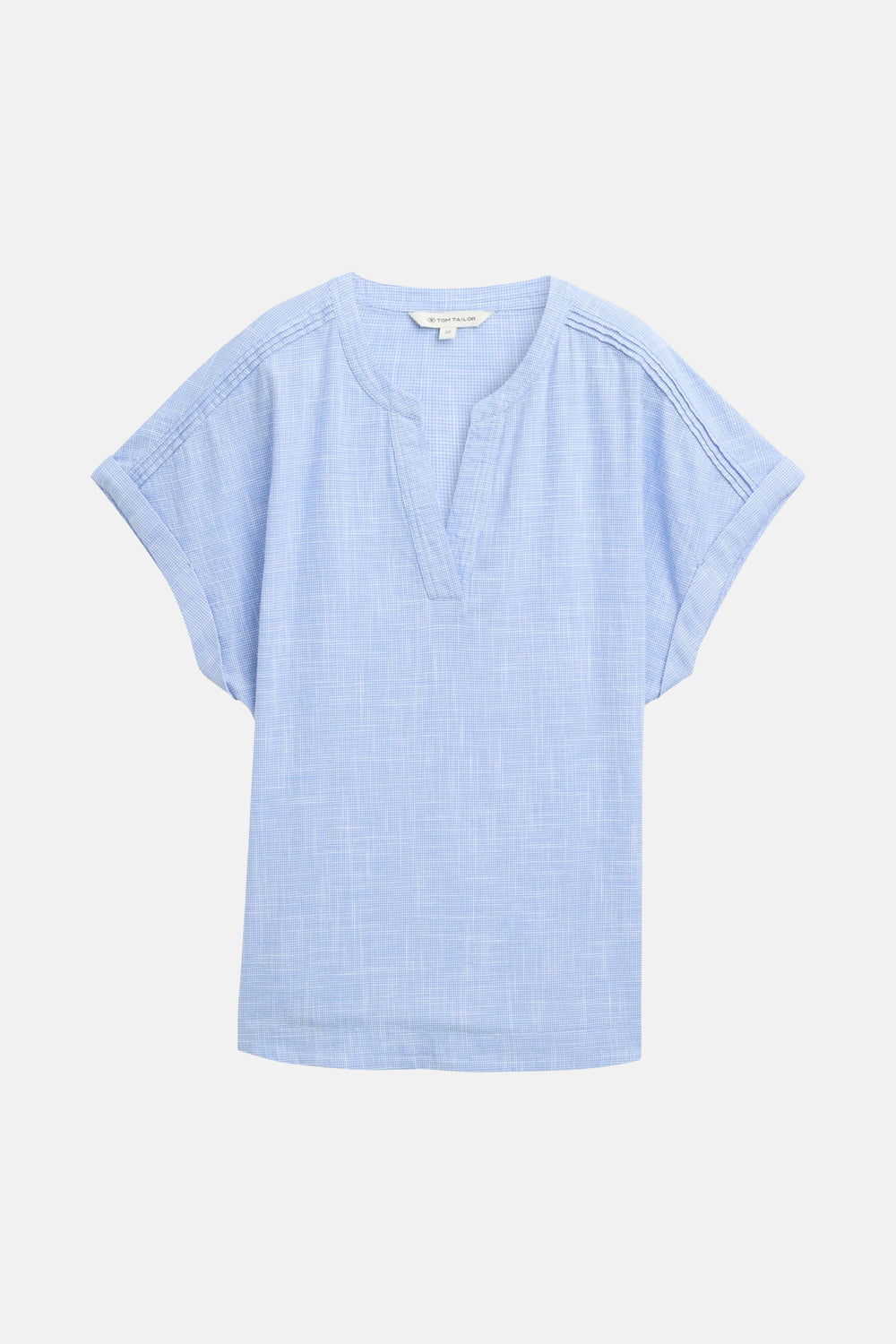 Chemisier (manches courtes) Bleu - Tom Tailor
