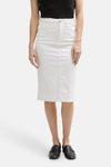 Rok 3/4 WHITE DENIM - Tom Tailor