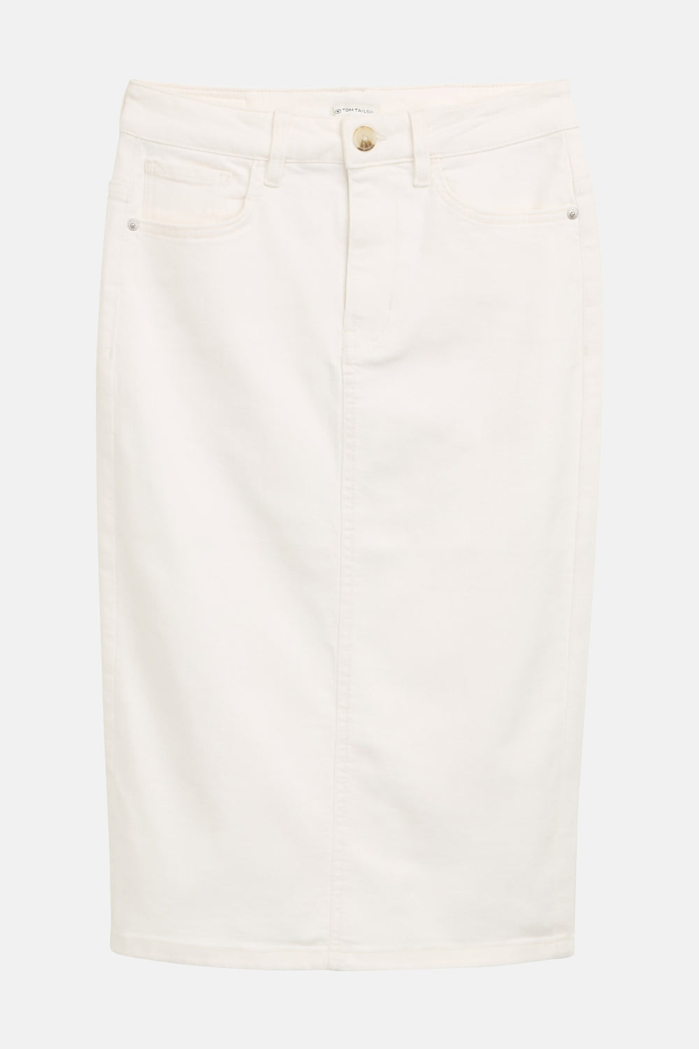 Rok 3/4 WHITE DENIM - Tom Tailor