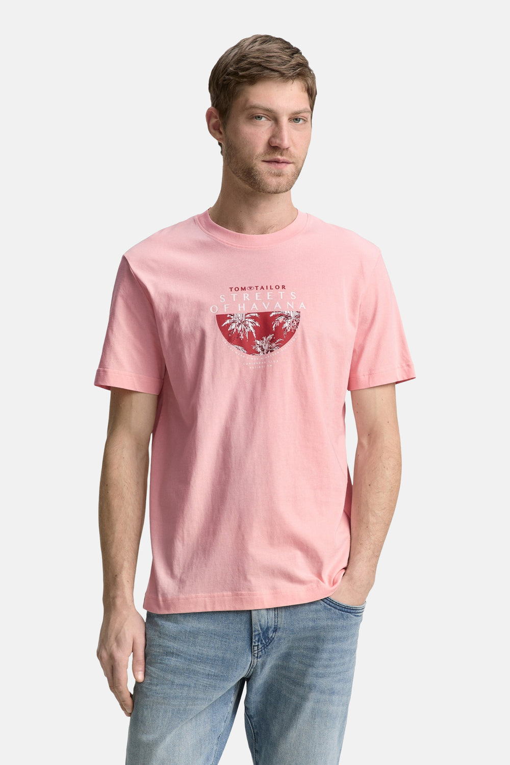 T-shirt (manches courtes) Rose - Tom Tailor