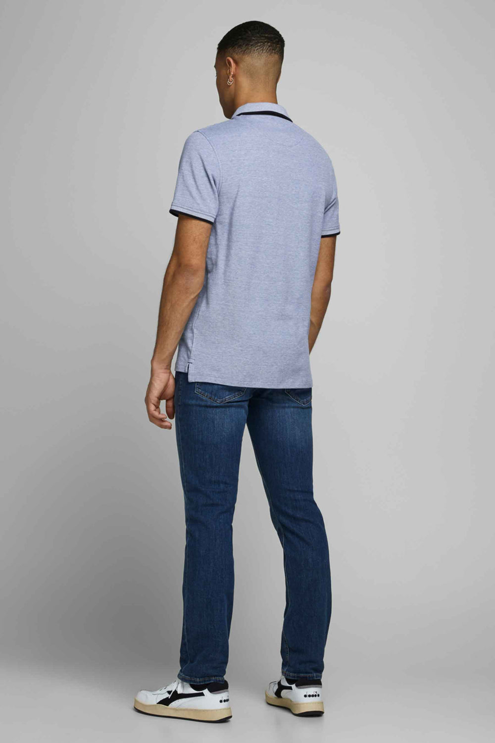 Polo Bleu - PREMIUM BY JACK & JONES