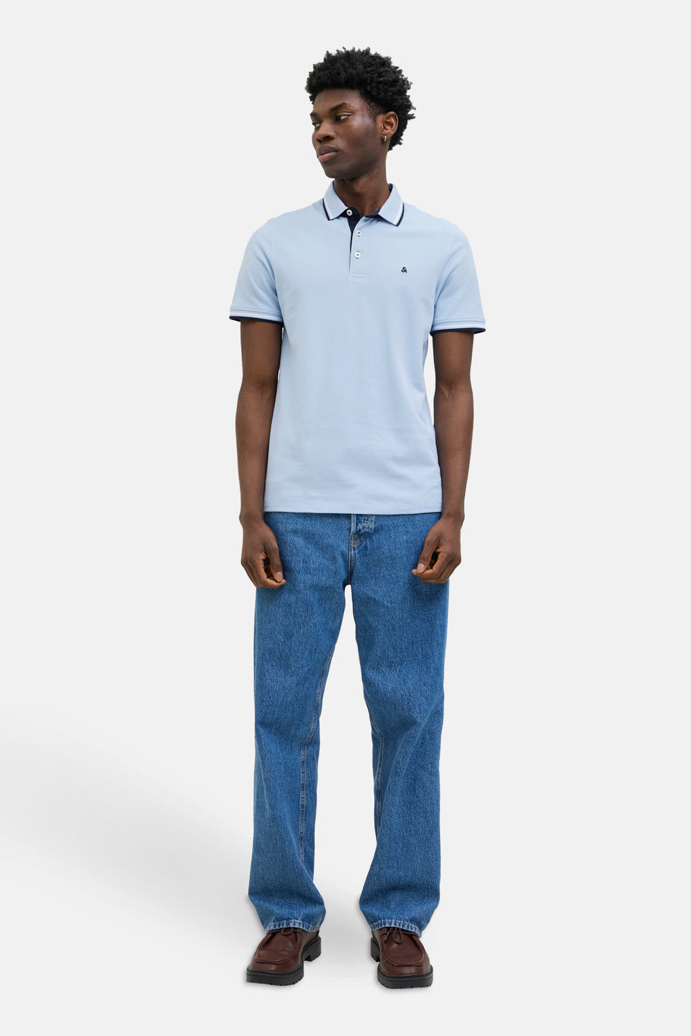 Polo Blauw - PREMIUM BY JACK & JONES