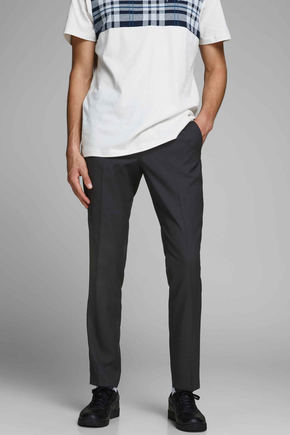 Pantalon de costume Noir - PREMIUM BY JACK & JONES