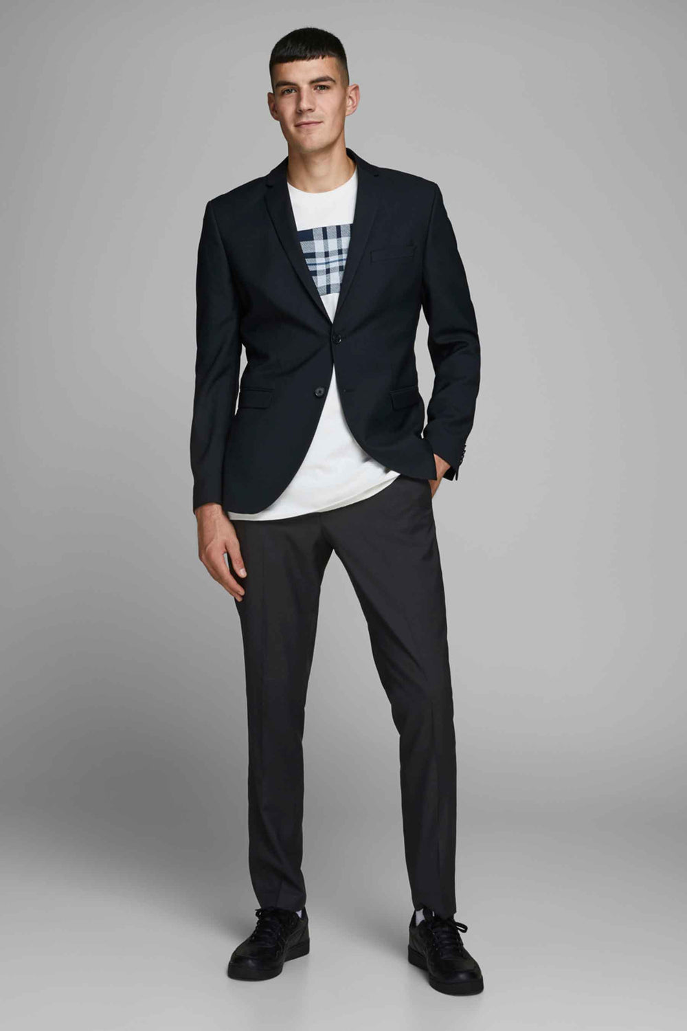 Pantalon de costume Noir - PREMIUM BY JACK & JONES