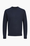 Pull col rond Bleu - PREMIUM BY JACK & JONES