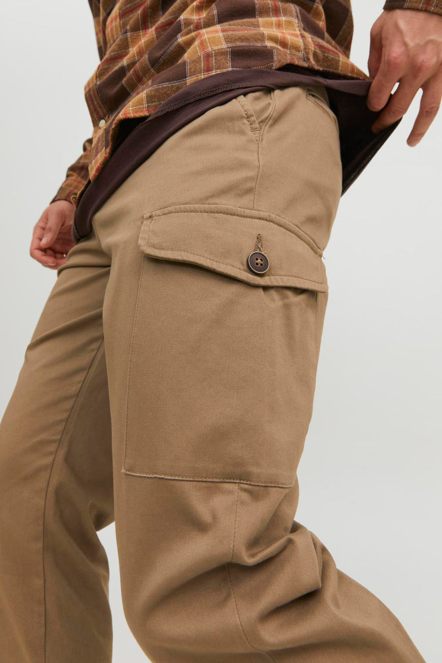 Pantalon cargo Brun - JACK & JONES JEANS INTELLIGENCE