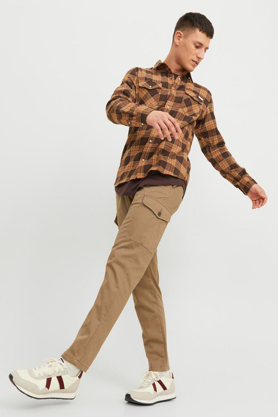 Pantalon cargo Brun - JACK & JONES JEANS INTELLIGENCE