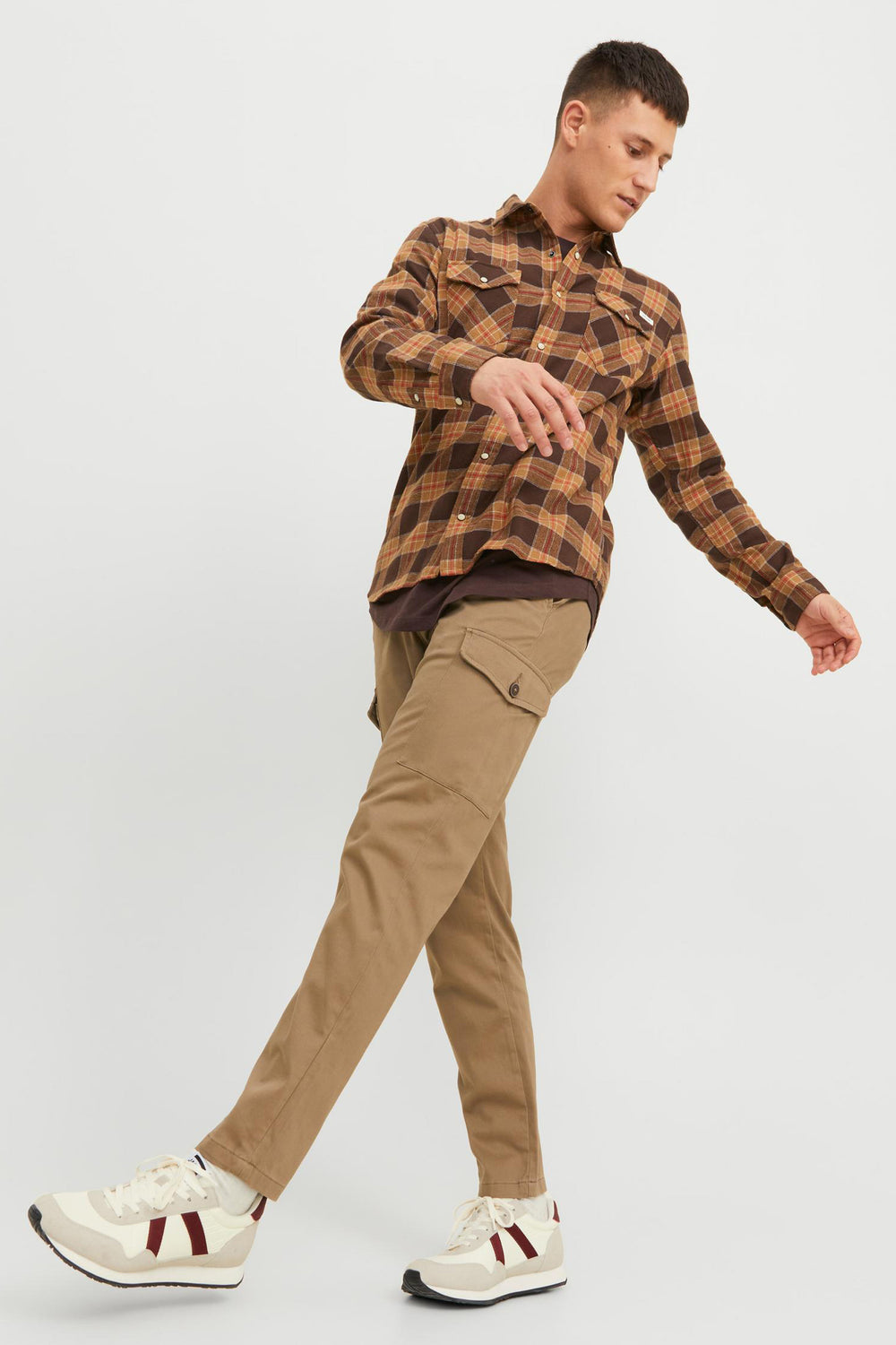 Pantalon cargo Brun - JACK & JONES JEANS INTELLIGENCE