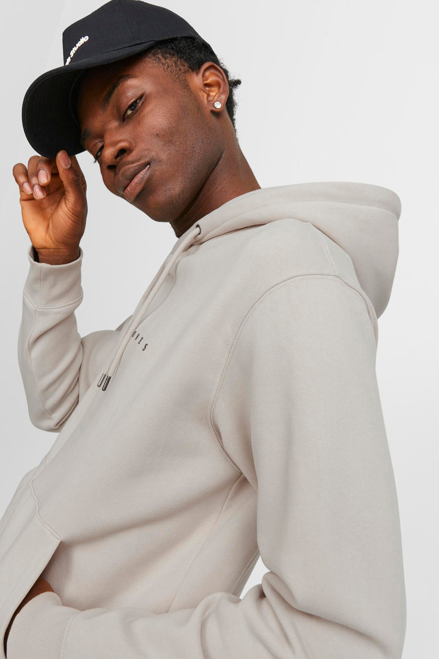 Sweat à capuche Beige - ORIGINALS BY JACK & JONES