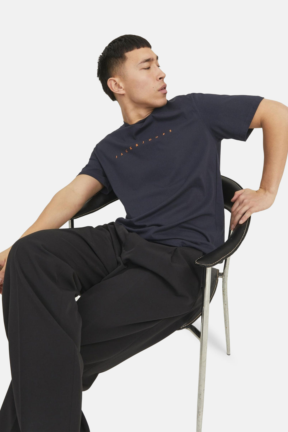 T-shirt (korte mouwen) Blauw - ORIGINALS BY JACK & JONES
