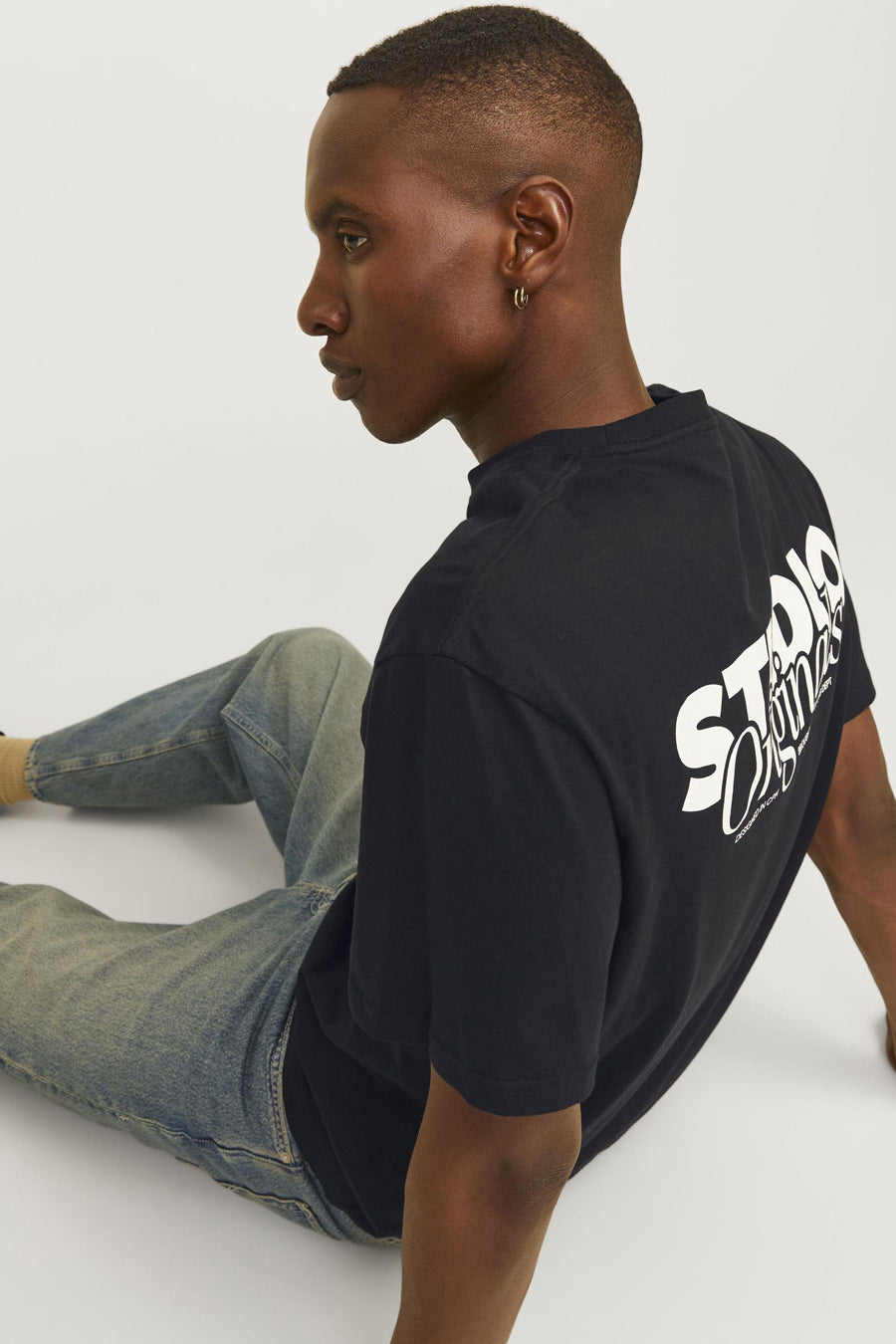 T-shirt (manches courtes) Noir - ORIGINALS BY JACK & JONES