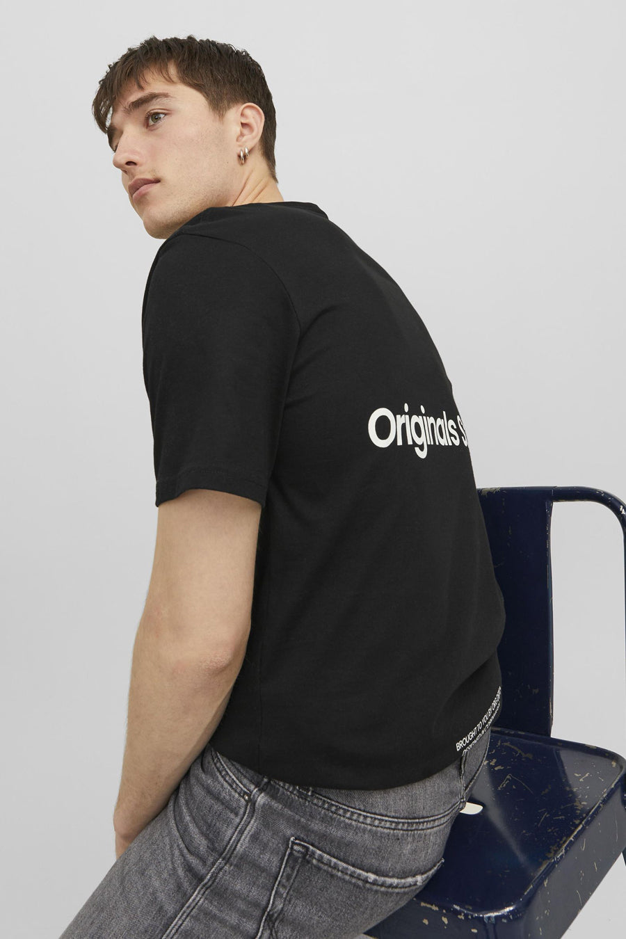 T-shirt (manches courtes) Noir - ORIGINALS BY JACK & JONES