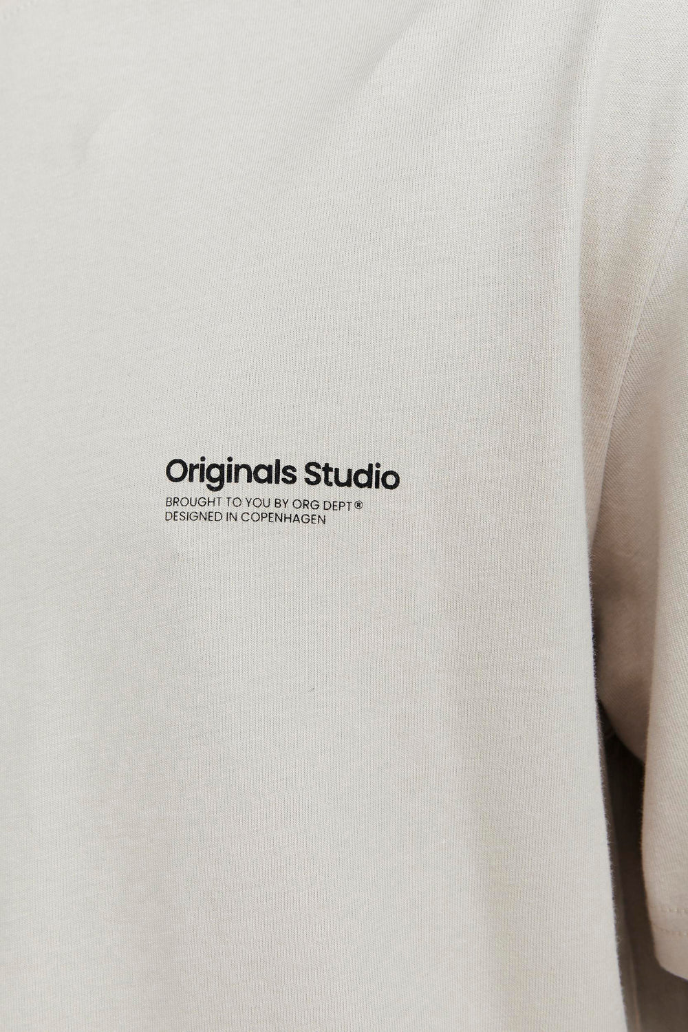 T-shirt (manches courtes) Écru - ORIGINALS BY JACK & JONES