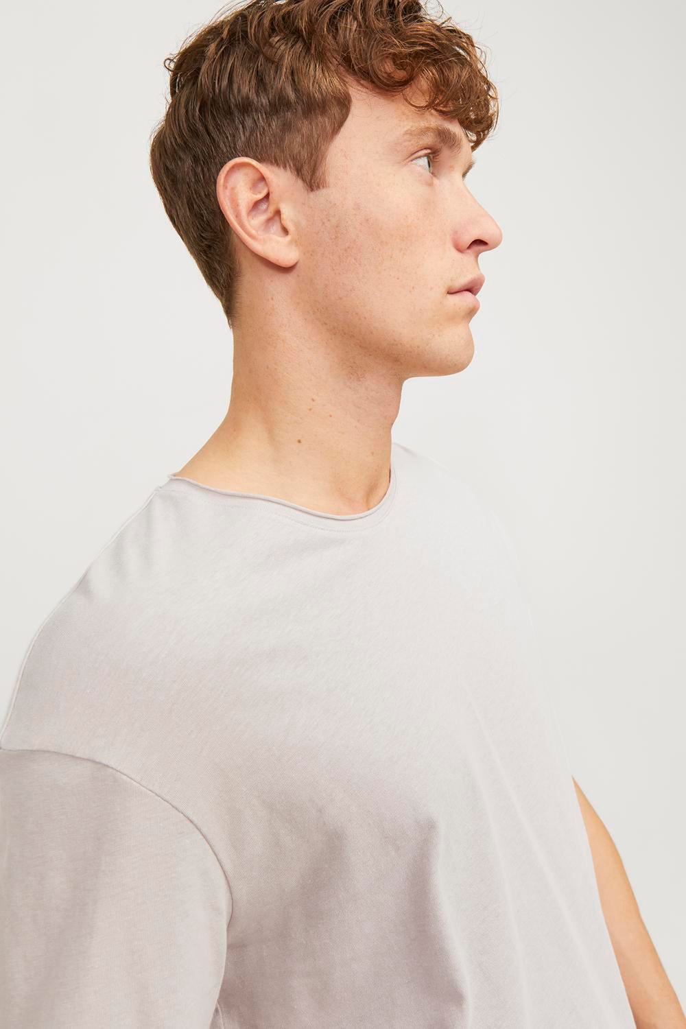 T-shirt (korte mouwen) Ecru - PREMIUM BY JACK & JONES