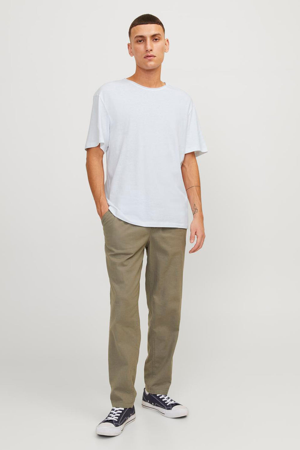 T-shirt (korte mouwen) Wit - PREMIUM BY JACK & JONES