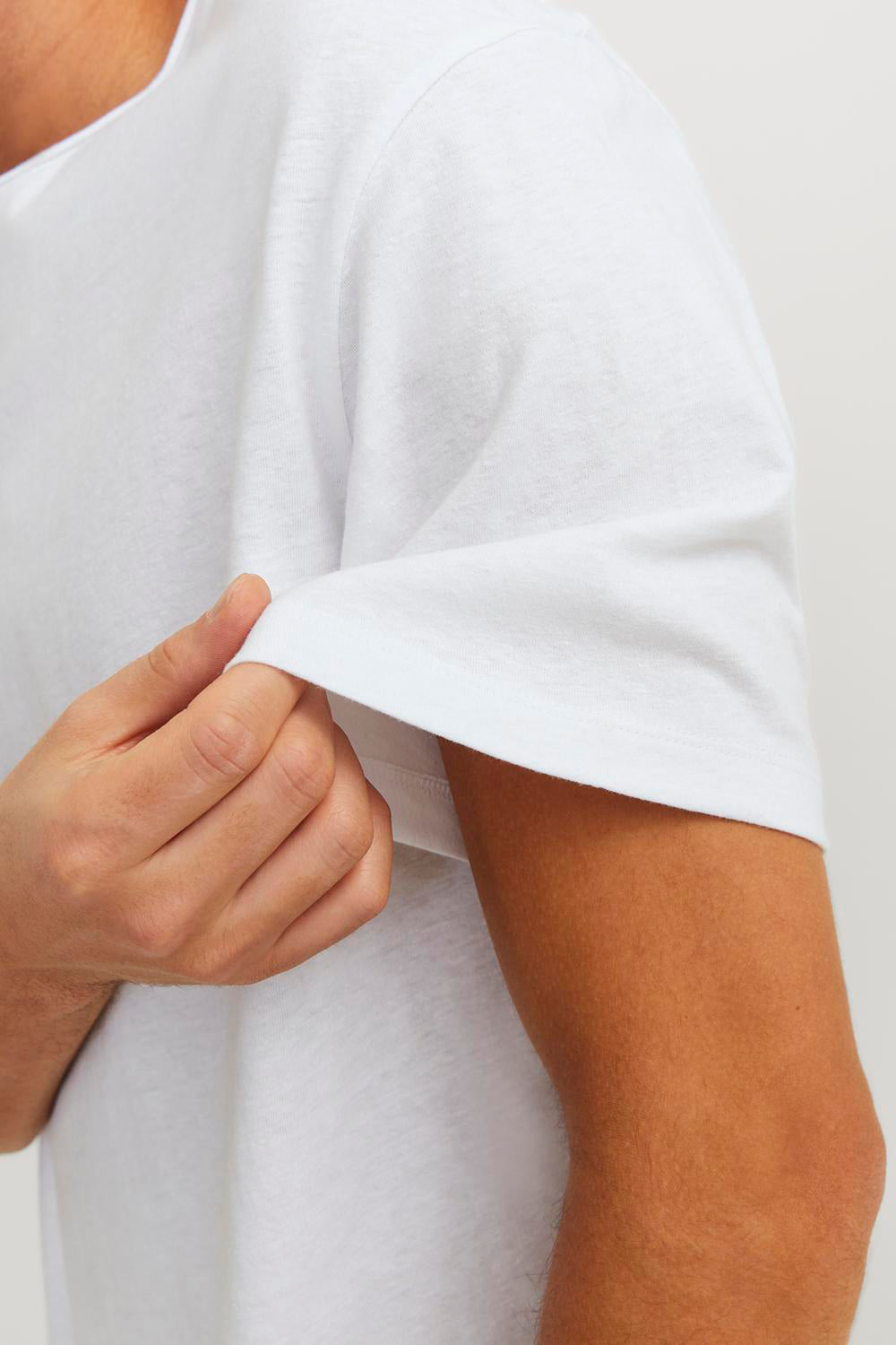 T-shirt (korte mouwen) Wit - PREMIUM BY JACK & JONES