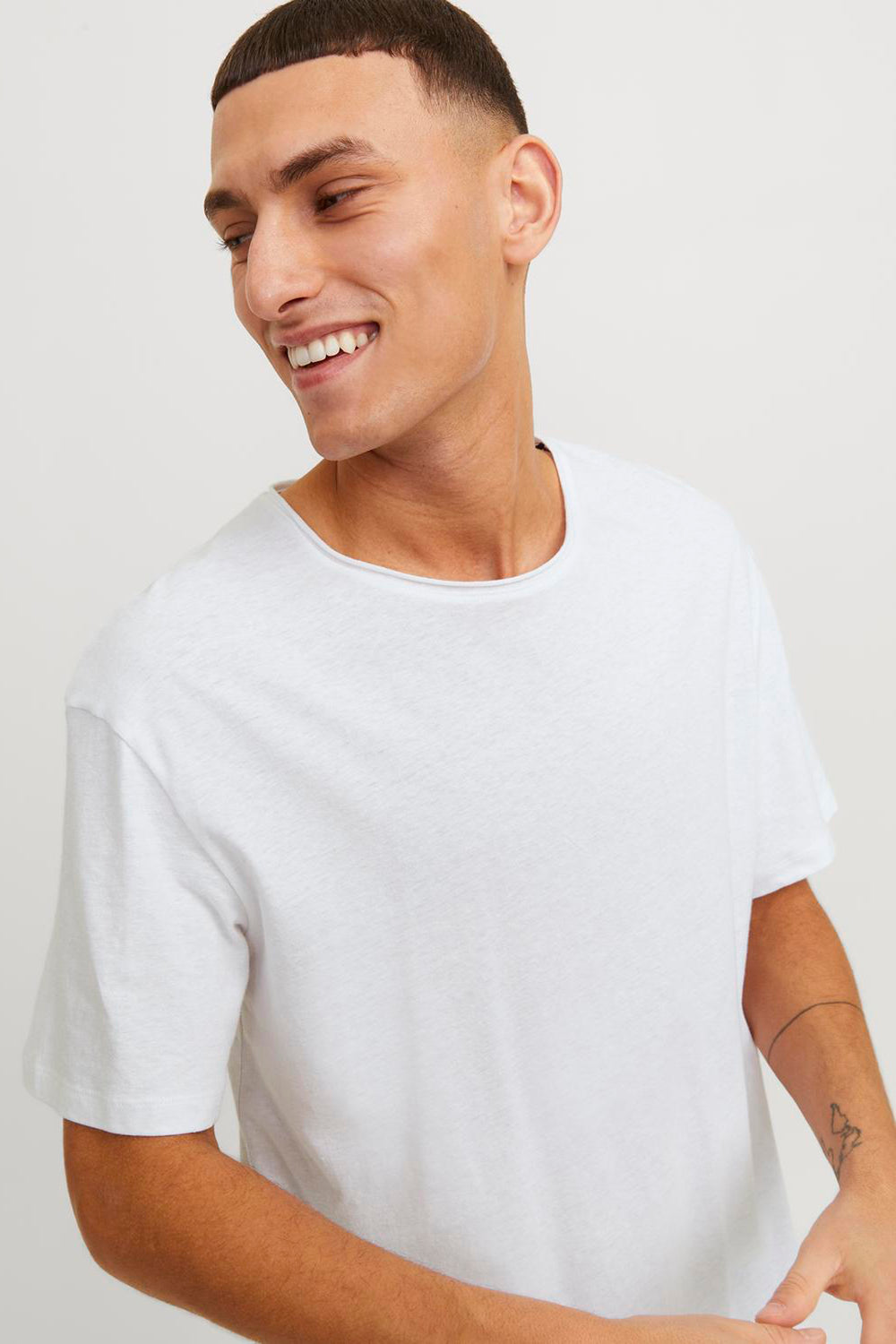 T-shirt (korte mouwen) Wit - PREMIUM BY JACK & JONES