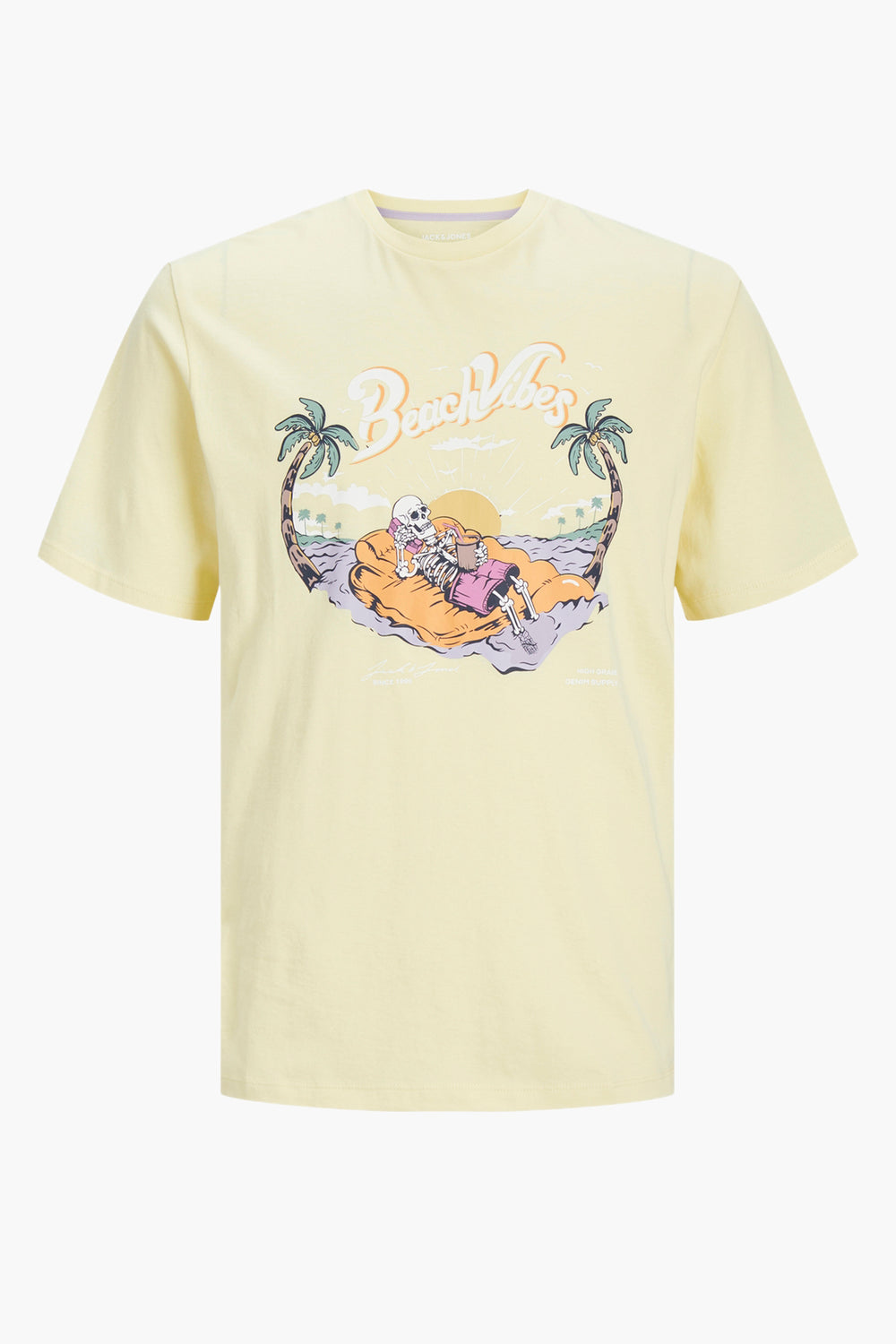 T-shirt (manches courtes) Jaune - ORIGINALS BY JACK & JONES