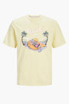 T-shirt (manches courtes) Jaune - ORIGINALS BY JACK & JONES