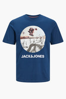 T-shirt (manches courtes) Bleu - ORIGINALS BY JACK & JONES