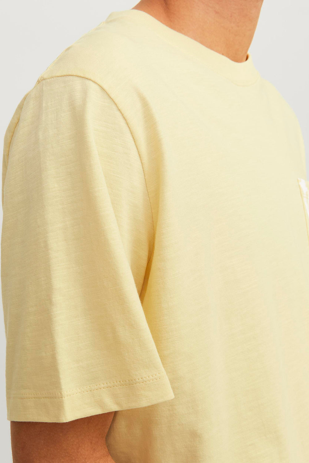 T-shirt (korte mouwen) Geel - ORIGINALS BY JACK & JONES