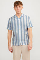 Chemise (manches courtes) Bleu - PREMIUM BLUE BY JACK & JONES