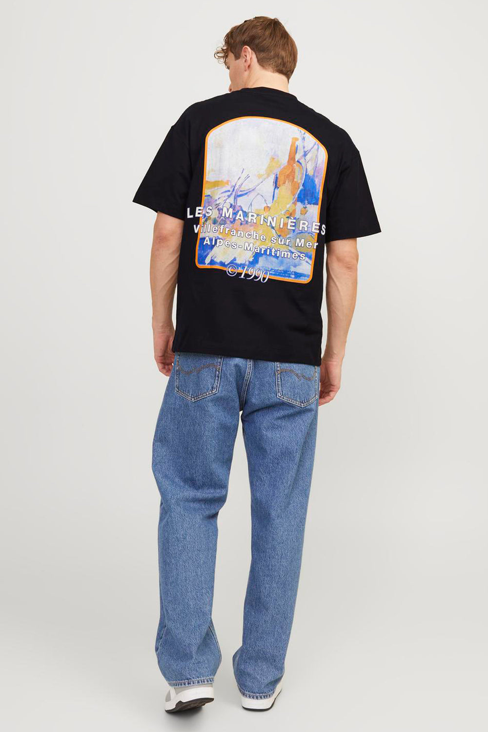 T-shirt (korte mouwen) Zwart - ORIGINALS BY JACK & JONES