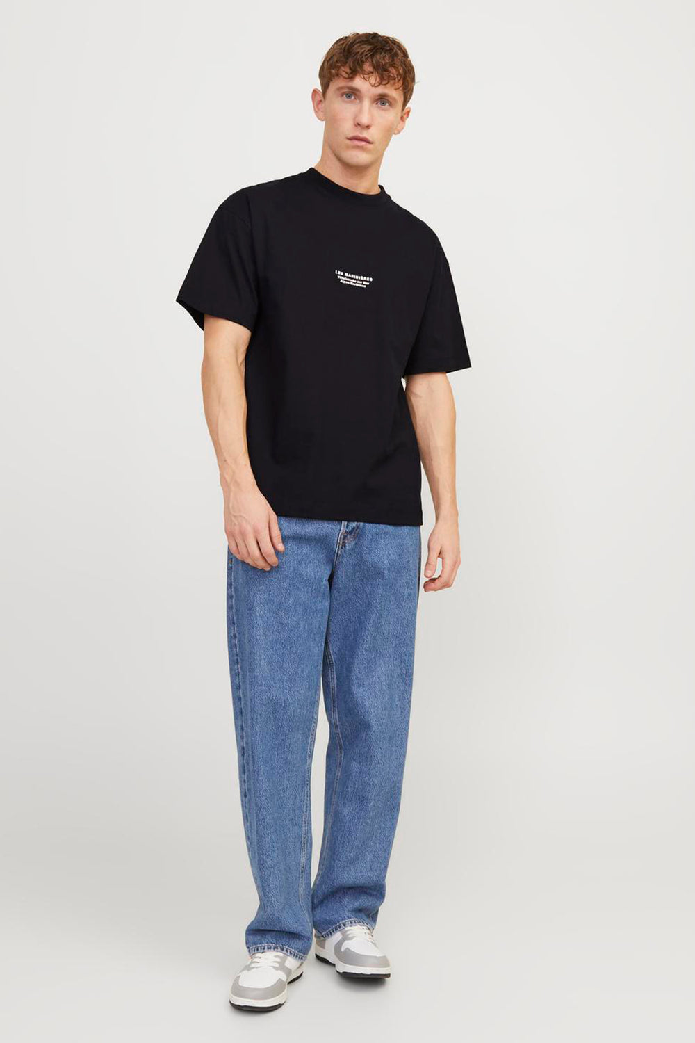 T-shirt (korte mouwen) Zwart - ORIGINALS BY JACK & JONES