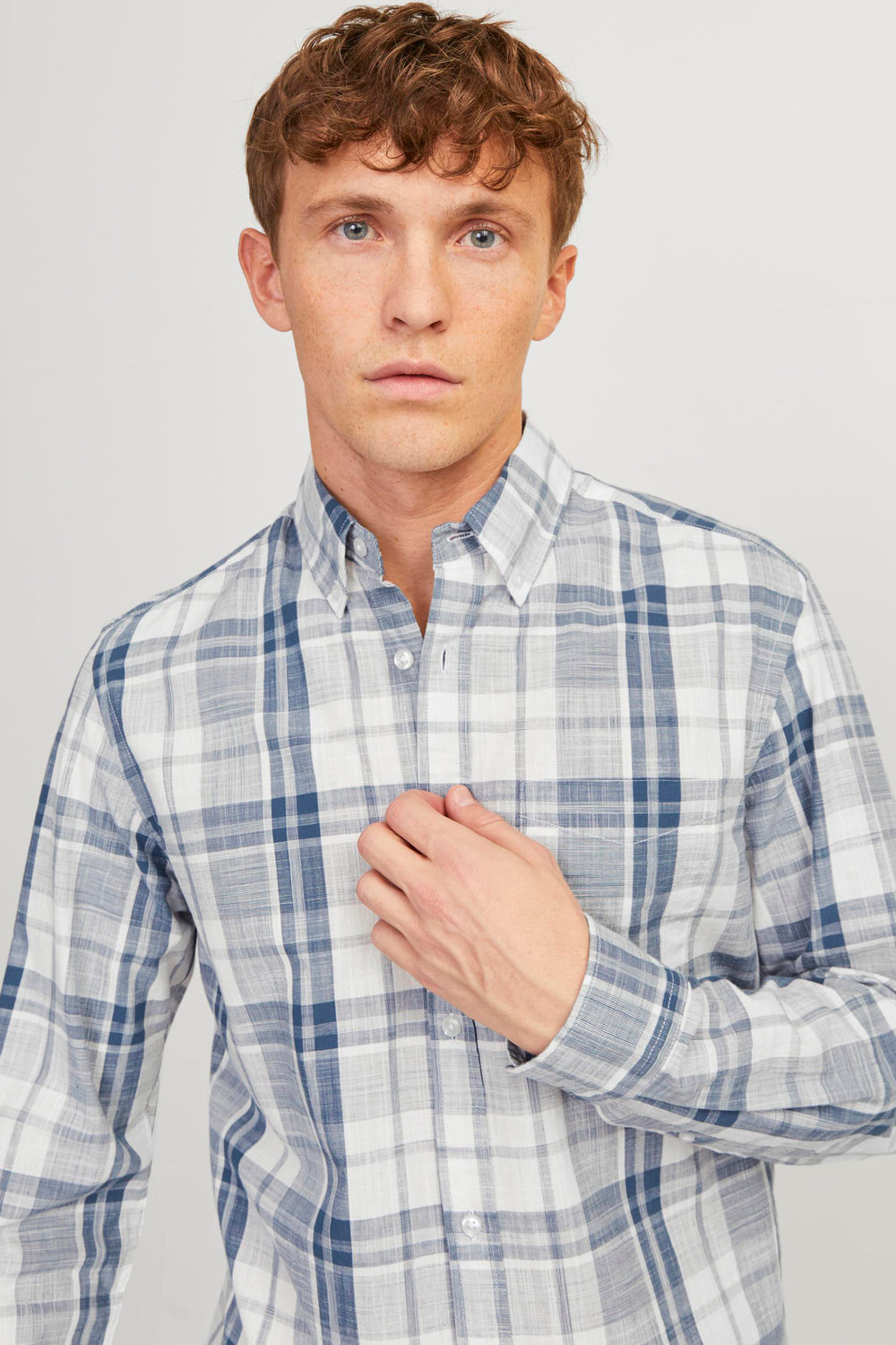 Hemd (lange mouwen) Blauw - PREMIUM BLUE BY JACK & JONES