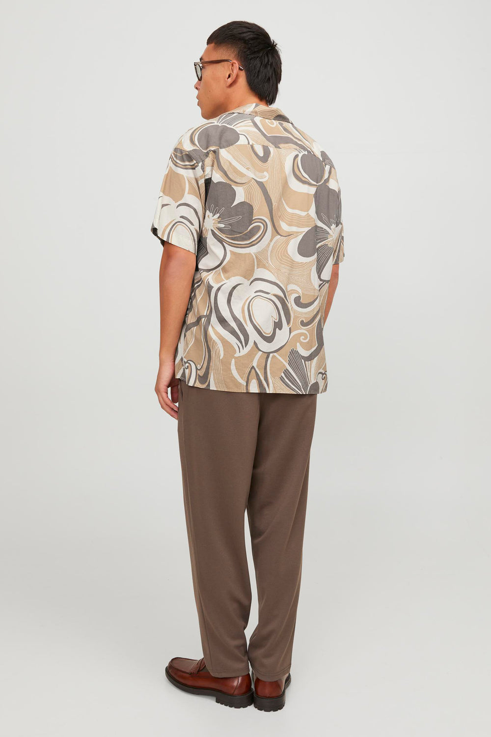 Hemd (korte mouwen) Beige - PREMIUM BY JACK & JONES