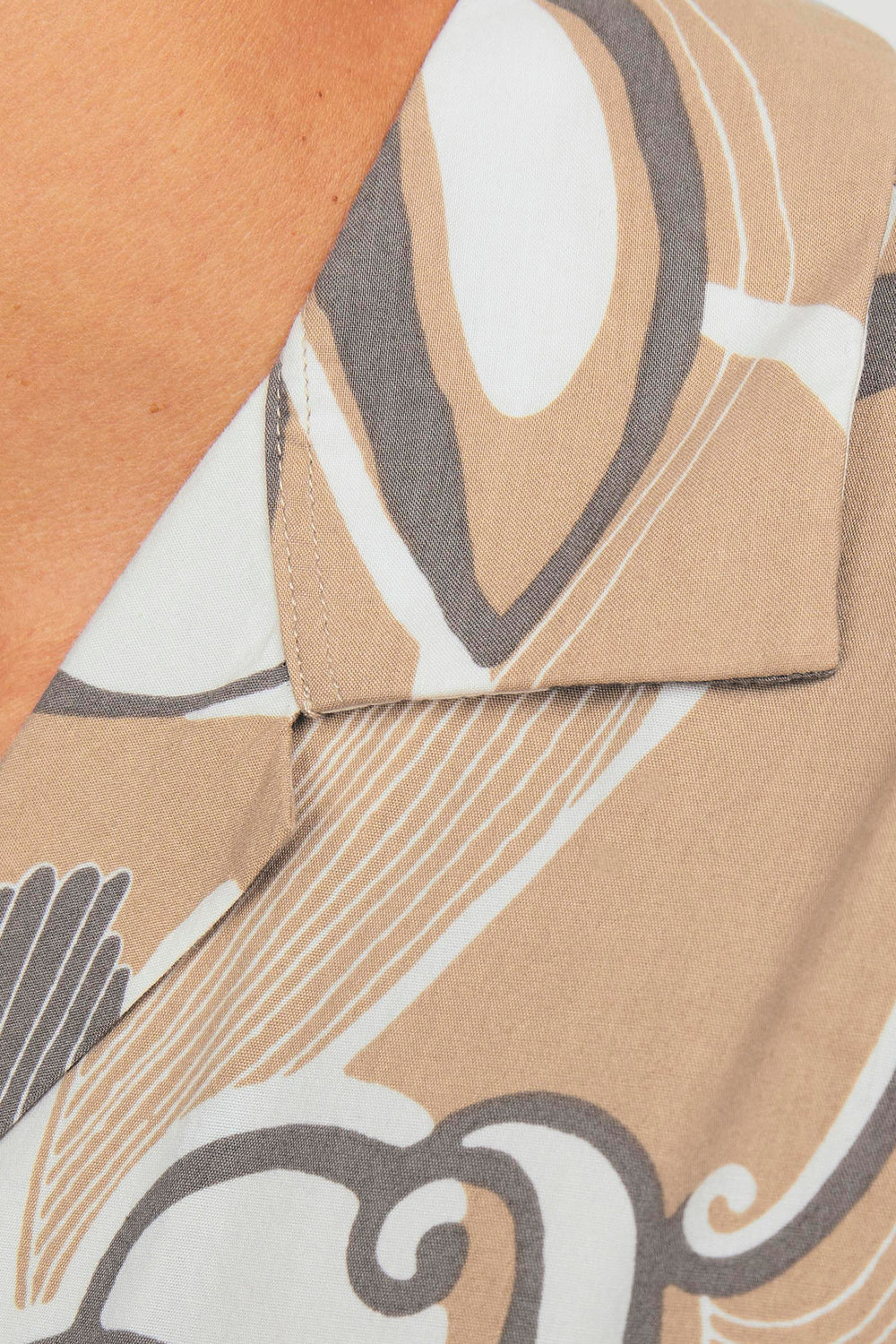 Hemd (korte mouwen) Beige - PREMIUM BY JACK & JONES