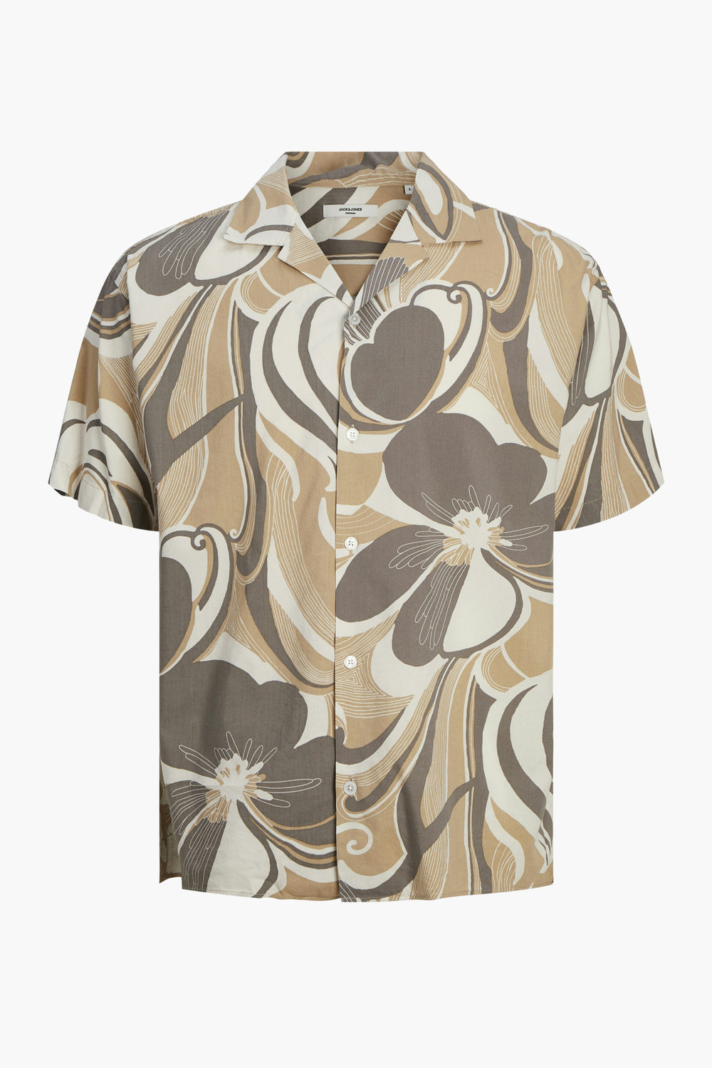 Hemd (korte mouwen) Beige - PREMIUM BY JACK & JONES