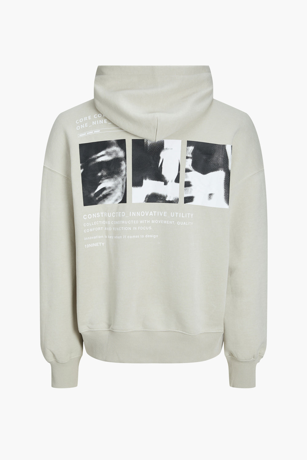 Sweat à capuche Écru - JACK & JONES