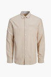 Hemd (lange mouwen) Ecru - PREMIUM BY JACK & JONES
