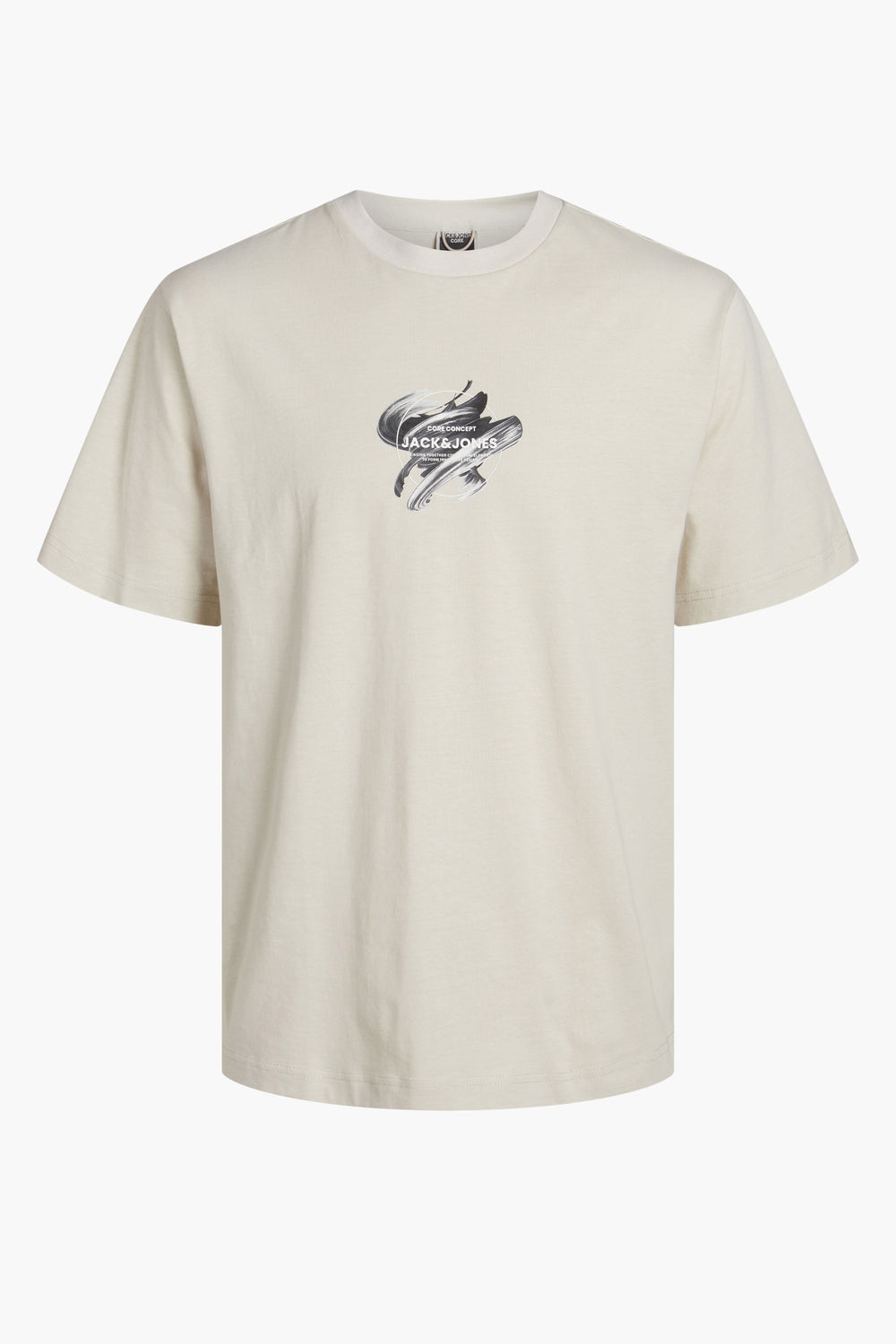 T-shirt (korte mouwen) Ecru - JACK & JONES