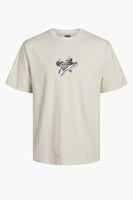 T-shirt (korte mouwen) Ecru - JACK & JONES