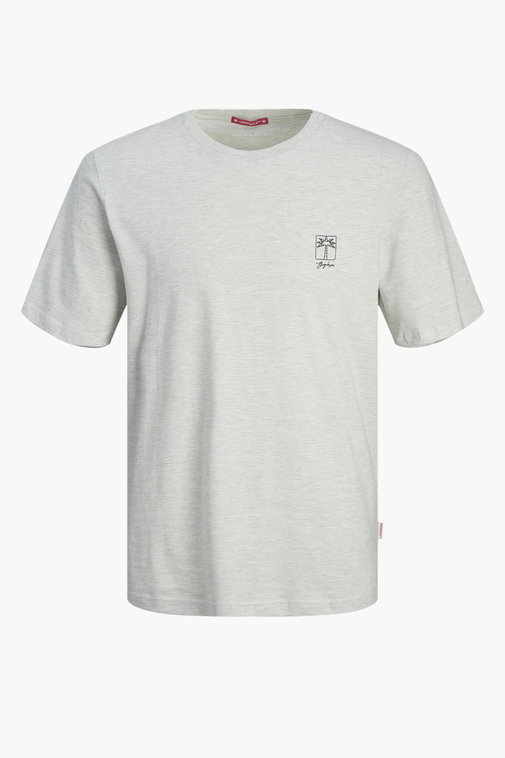 T-shirt (korte mouwen) Grijs - ORIGINALS BY JACK & JONES