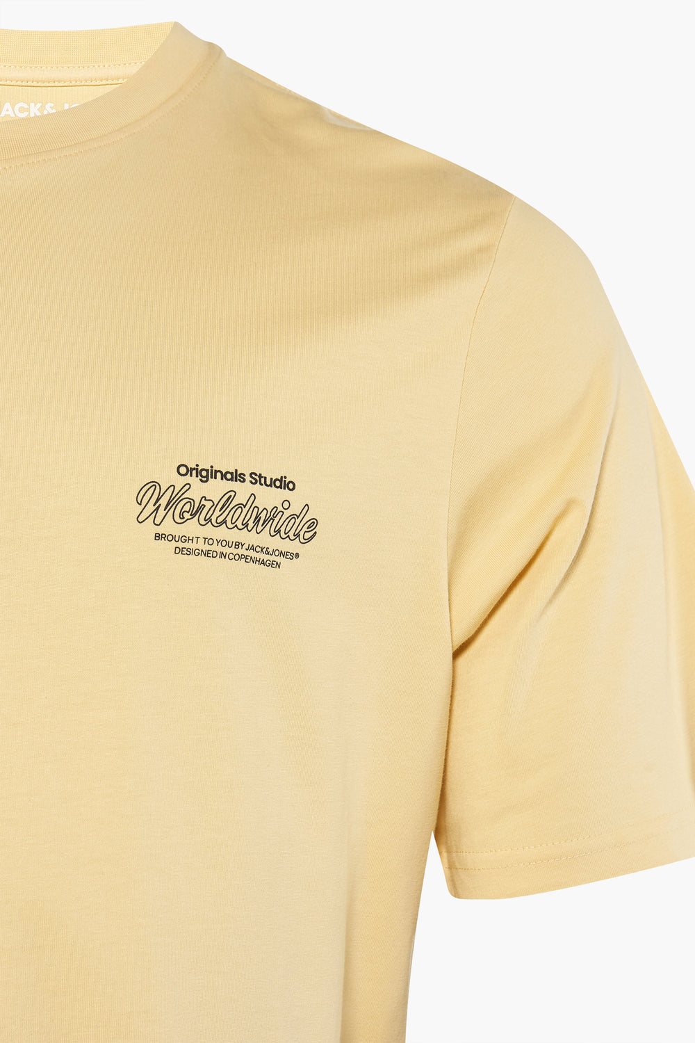 T-shirt (manches courtes) Jaune - ORIGINALS BY JACK & JONES