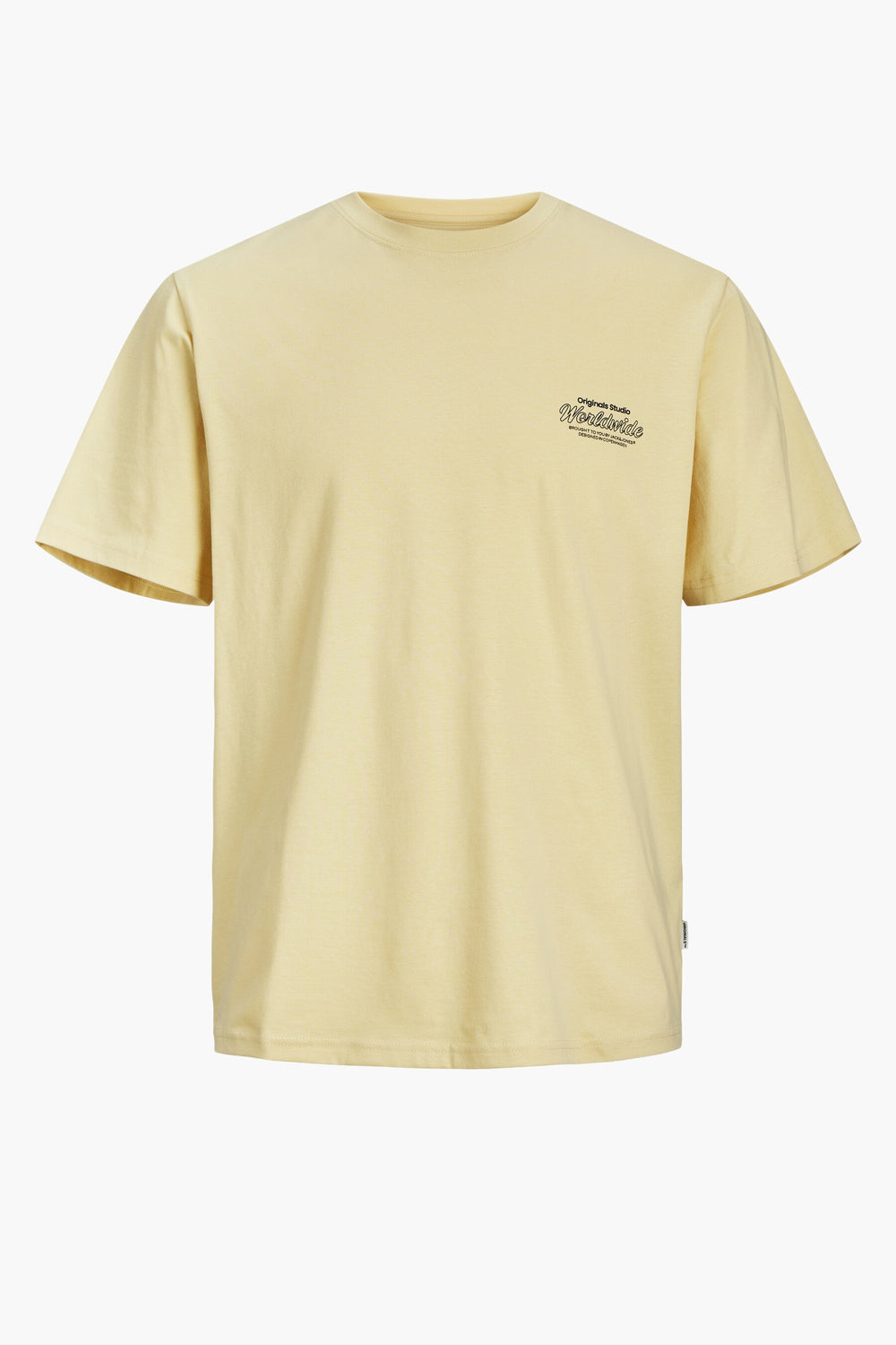 T-shirt (manches courtes) Jaune - ORIGINALS BY JACK & JONES