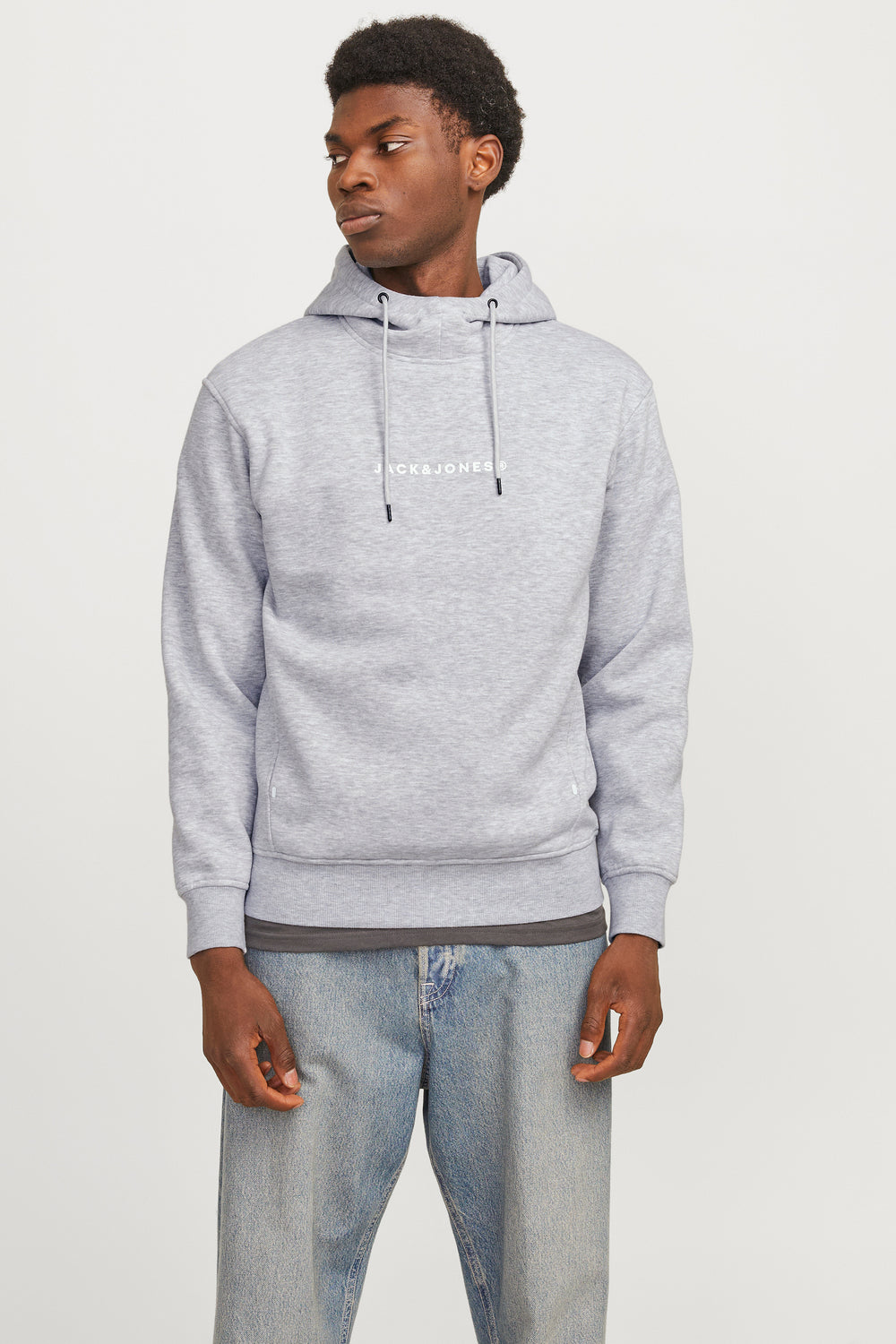 Sweater met kap Grijs - JACK & JONES