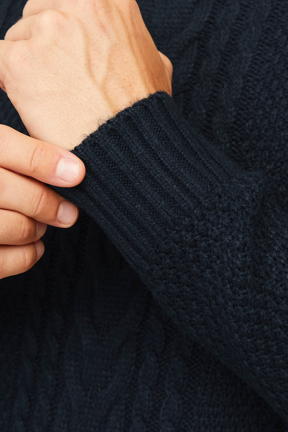 Pull col roulé Bleu - JACK & JONES