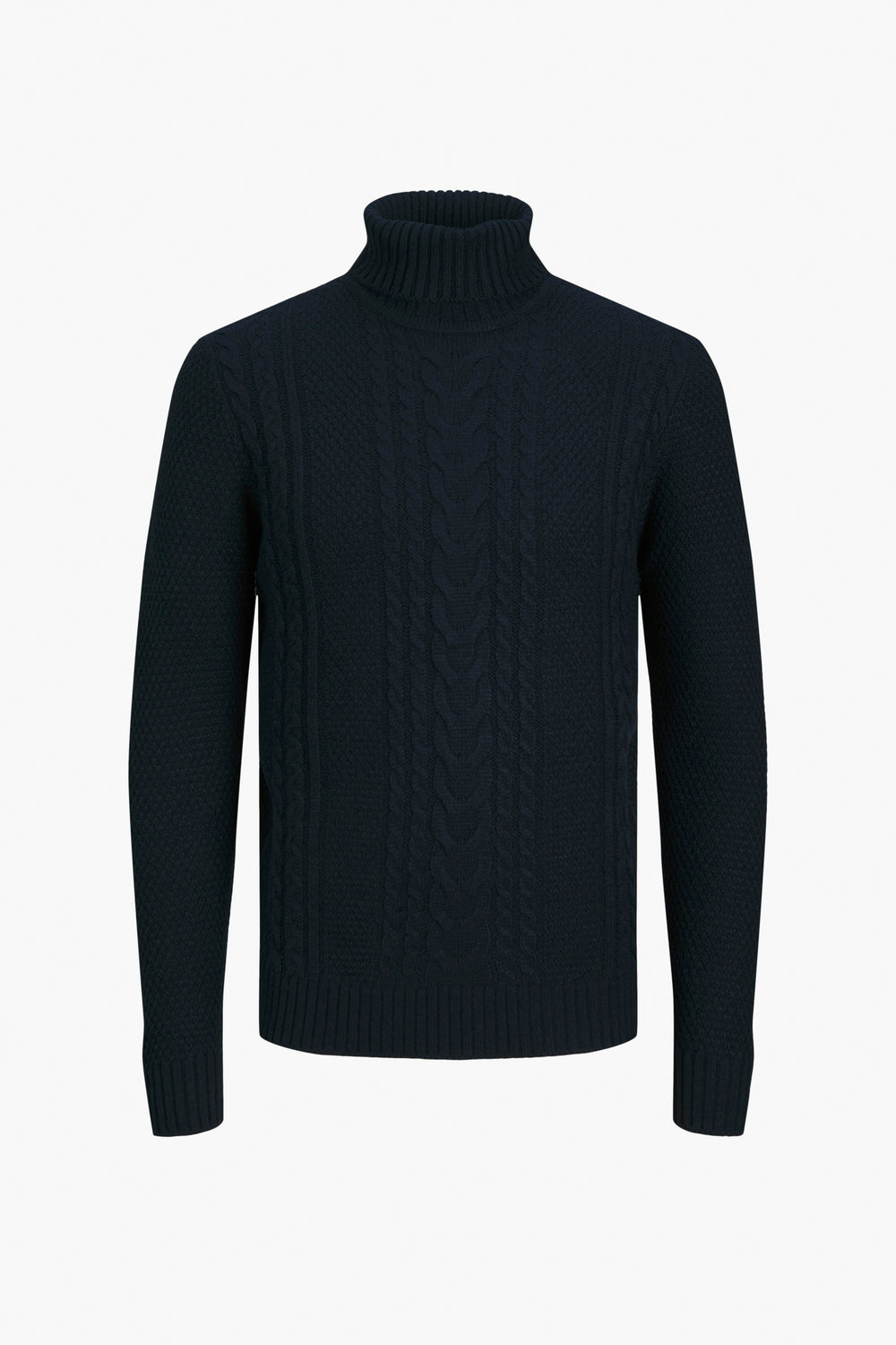 Pull col roulé Bleu - JACK & JONES