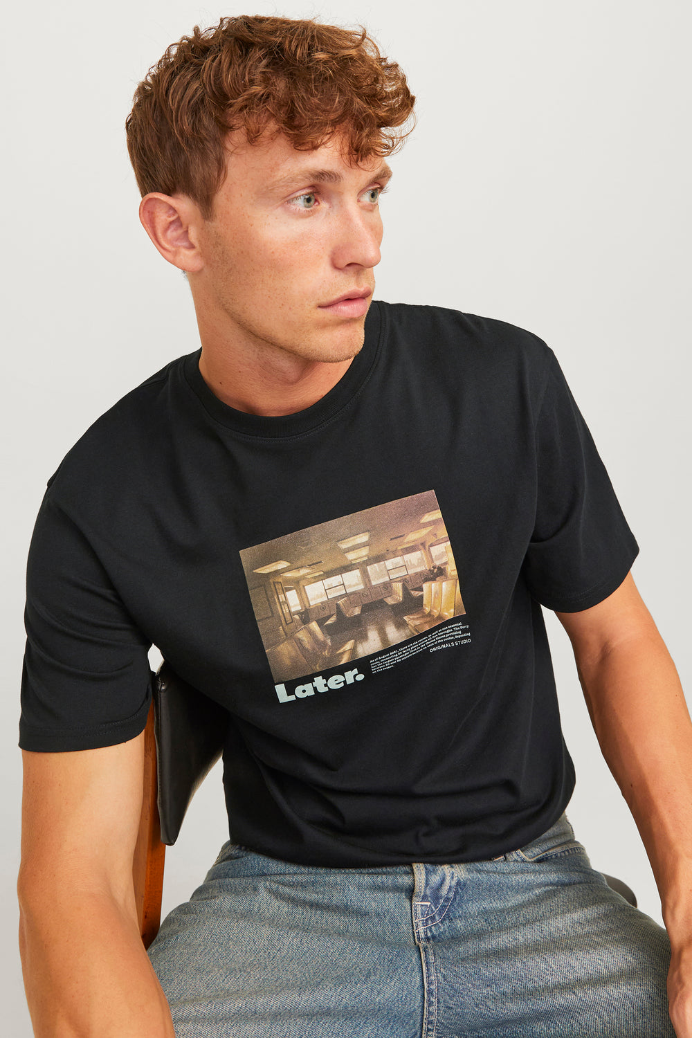 T-shirt (manches courtes) Noir - ORIGINALS BY JACK & JONES