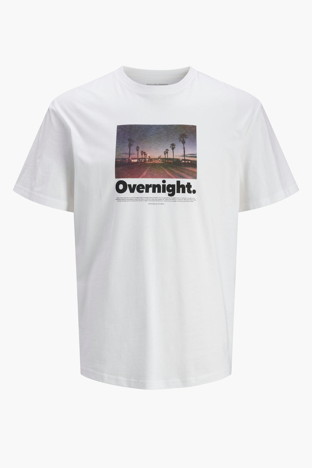 T-shirt (manches courtes) Écru - ORIGINALS BY JACK & JONES