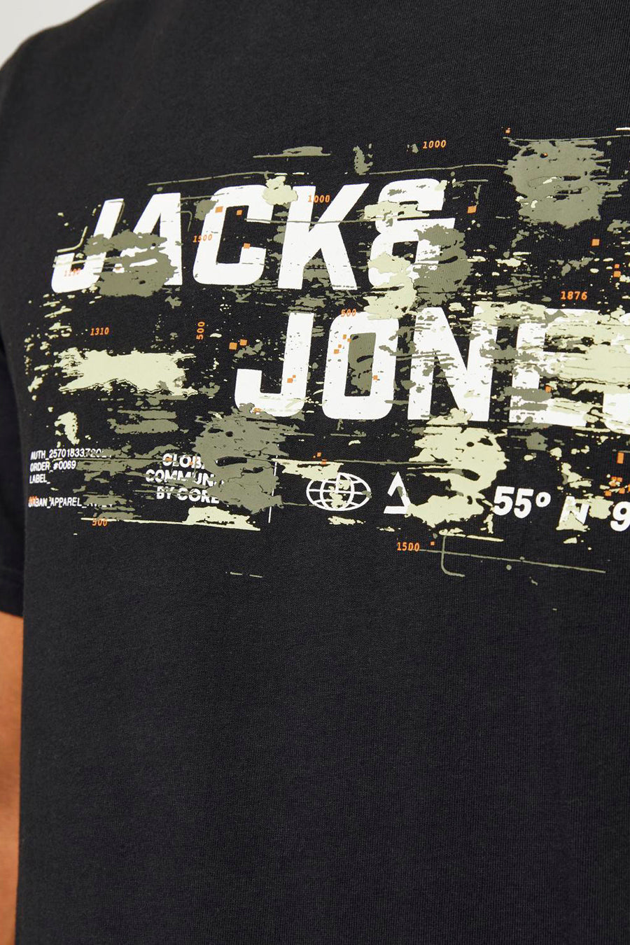 T-shirt (korte mouwen) Zwart - JACK & JONES