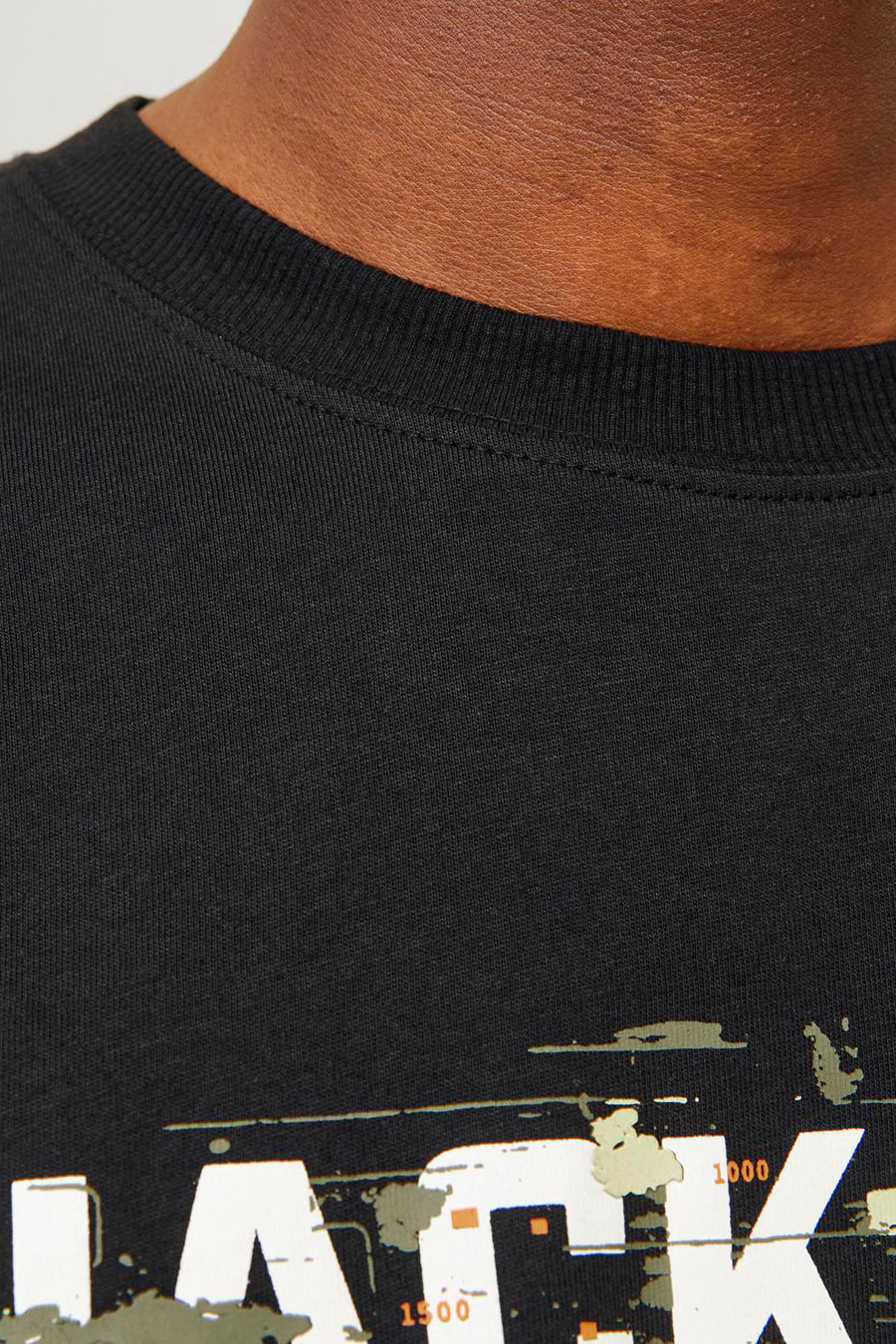 T-shirt (korte mouwen) Zwart - JACK & JONES