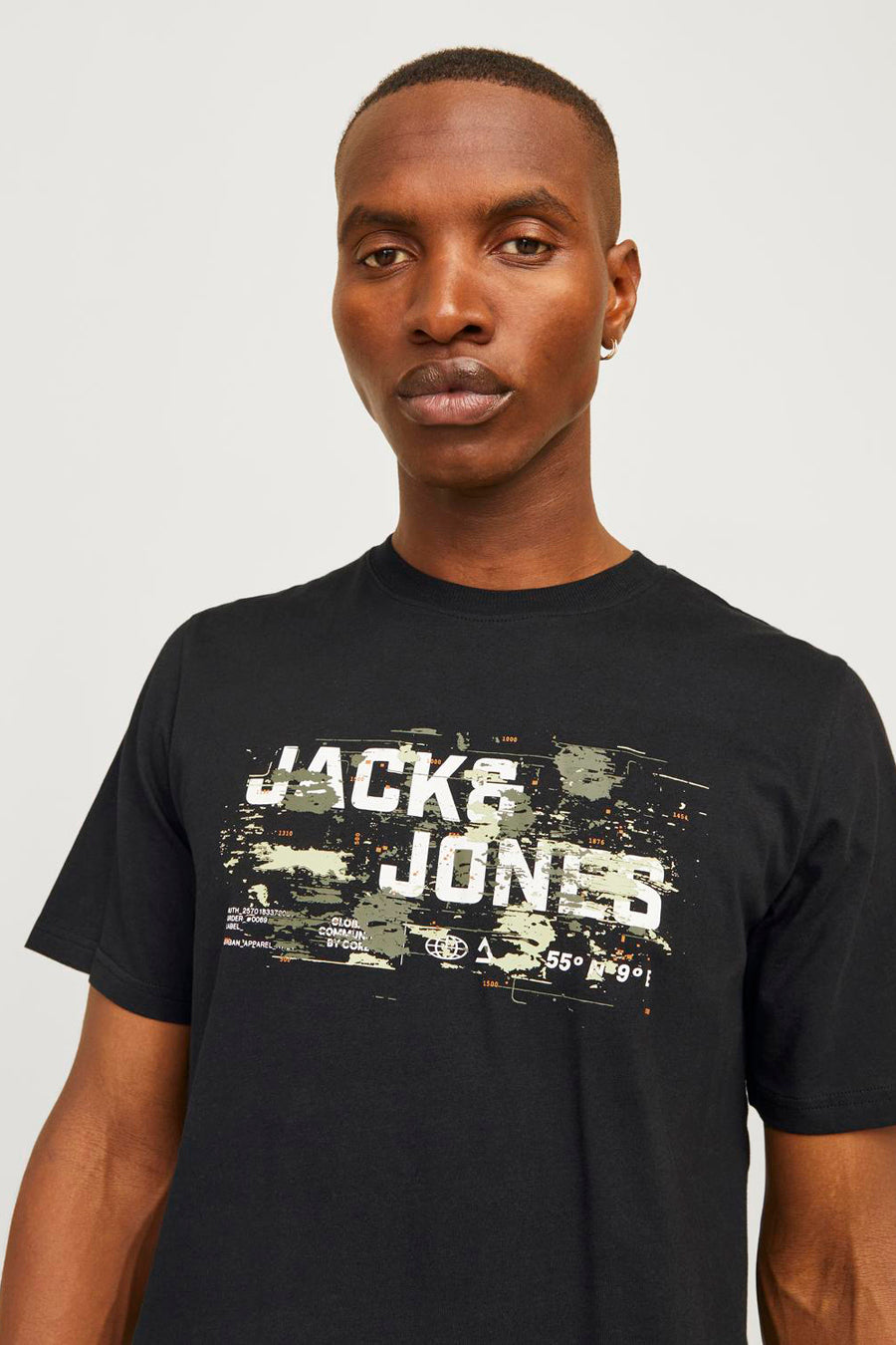 T-shirt (korte mouwen) Zwart - JACK & JONES