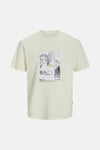 T-shirt (korte mouwen) Wit - ORIGINALS BY JACK & JONES
