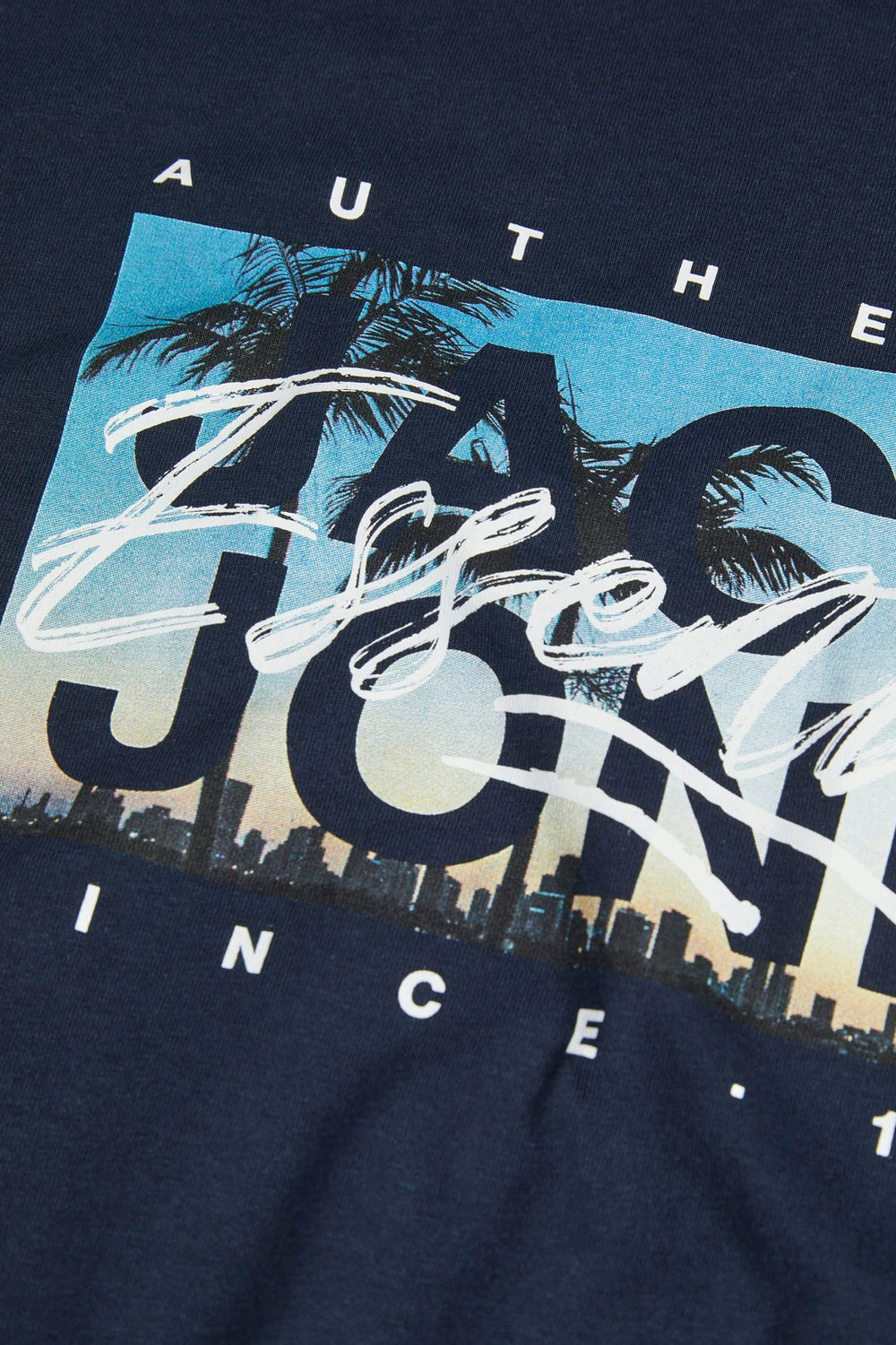 T-shirt (korte mouwen) Blauw - ORIGINALS BY JACK & JONES