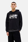 Sweater met kap Zwart - JACK & JONES